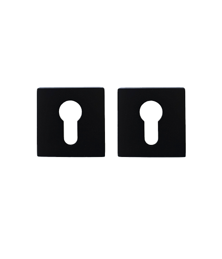 Накладки на ключевой цилиндр Накладка под цилиндр Vrata на квадратном основании ET 03-AEA20 BL 